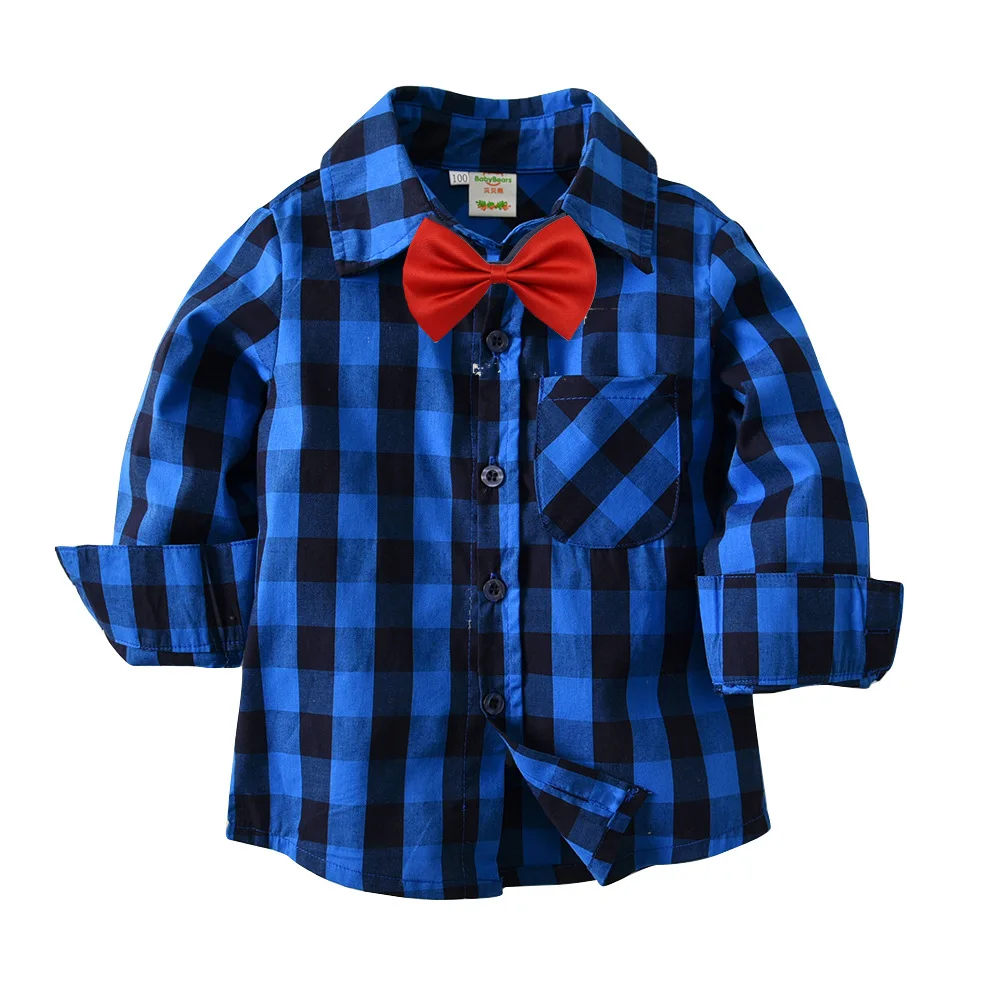 Spring&autumn New Kids Plaid Shirt England Cotton Long Sleeve Blouses With Bow Casual Shirts Boy Girl Clothes For 2-7 Years
Spring&autumn New Kids Plaid Shirt England Cotton Long Sleeve Blouses With Bow Casual Shirts Boy Girl Clothes For 2-7 Years