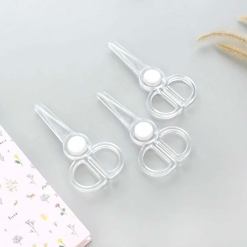 Transparent Acrylic Art Scissors Paper Cutter DIY Craft Supplies Portable Students Stationery Office Durable Simple Scissors
Transparent Acrylic Art Scissors Paper Cutter DIY Craft Supplies Portable Students Stationery Office Durable Simple Scissors