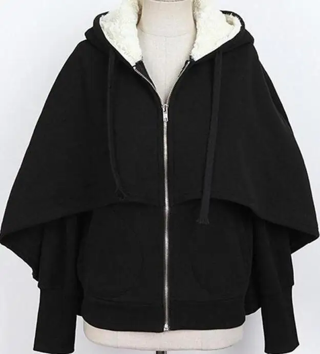 S--4XL Hot Spring/Autumn Male New Fashion Hooded sweater bat jacket large plus thick cape plus velvet cloak
S--4XL Hot Spring/Autumn Male New Fashion Hooded sweater bat jacket large plus thick cape plus velvet cloak
