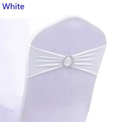 White Colour Spandex Chair Sash Wedding Chair Sashes With Round Buckle Lycra Stretch Sash For Chair Spandex Band Universal
White Colour Spandex Chair Sash Wedding Chair Sashes With Round Buckle Lycra Stretch Sash For Chair Spandex Band Universal