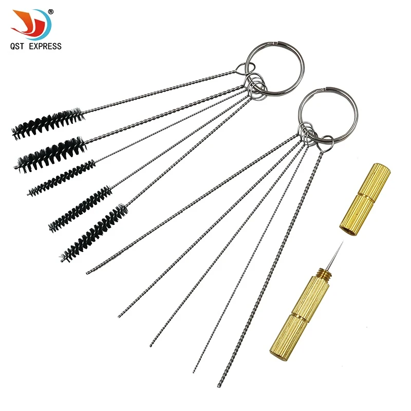QSTEXPRESS 11pcs Airbrush Spray Gun Nozzle Cleaning Repair Tool Kit Needle & Brush Set New
QSTEXPRESS 11pcs Airbrush Spray Gun Nozzle Cleaning Repair Tool Kit Needle & Brush Set New
