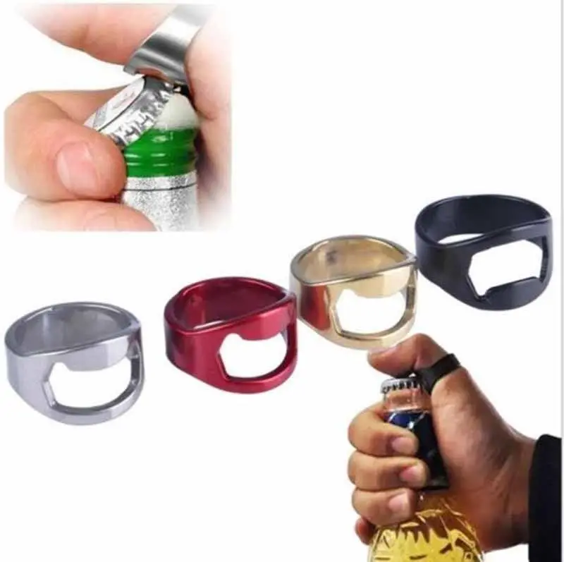 4 Colors Creative Stainless Steel Beer Openers Finger Ring Ring Shape Beer Bottle Opener Bar Tools
4 Colors Creative Stainless Steel Beer Openers Finger Ring Ring Shape Beer Bottle Opener Bar Tools