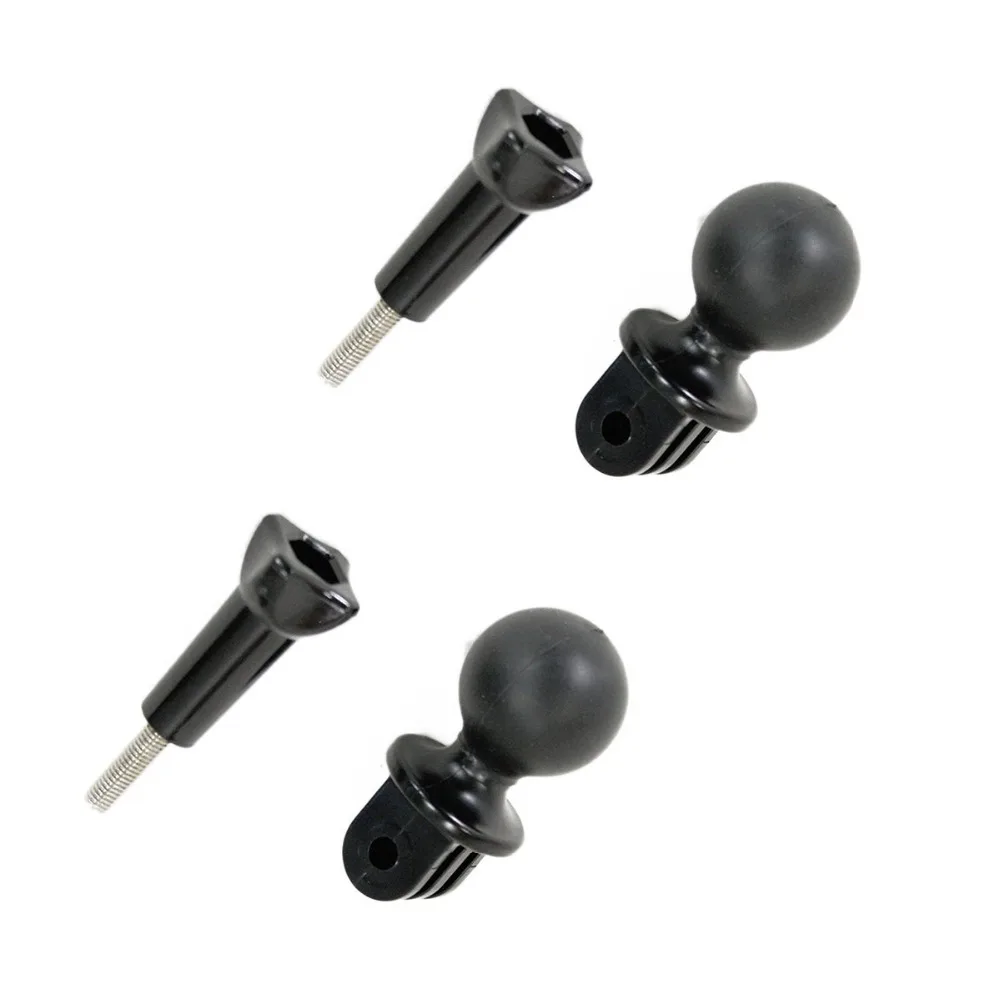 2 pc Mounting Base with 1-Inch Diameter Ball (RAM Compatible). Easily Connect Action Camera to 1" Ball Accessories. (2pcs Adapte
2 pc Mounting Base with 1-Inch Diameter Ball (RAM Compatible). Easily Connect Action Camera to 1" Ball Accessories. (2pcs Adapte