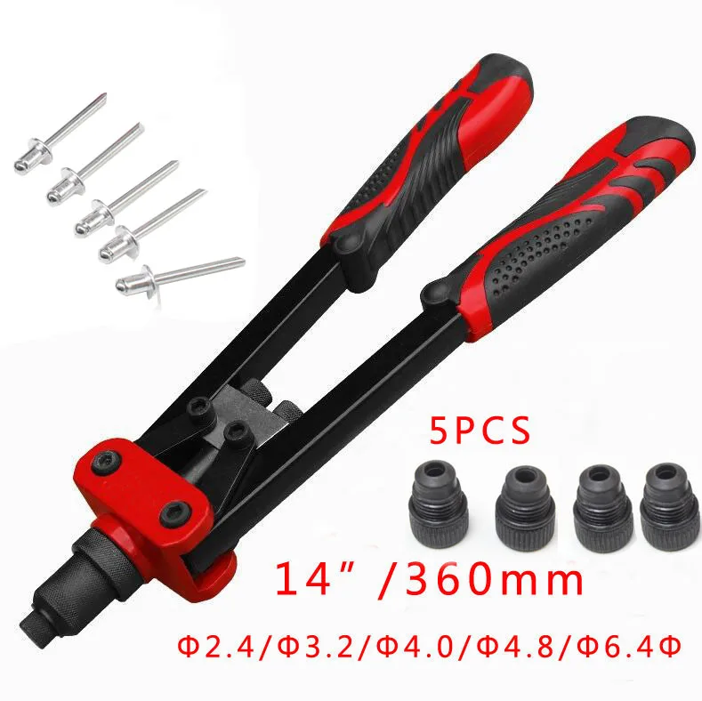1 pc 13"/14" heavy duty industrial manual drawing stainless steel,riveter tool 2.4,3.2,4.0,4.8,6.4 Riveting tools Hand Riveter
1 pc 13"/14" heavy duty industrial manual drawing stainless steel,riveter tool 2.4,3.2,4.0,4.8,6.4 Riveting tools Hand Riveter