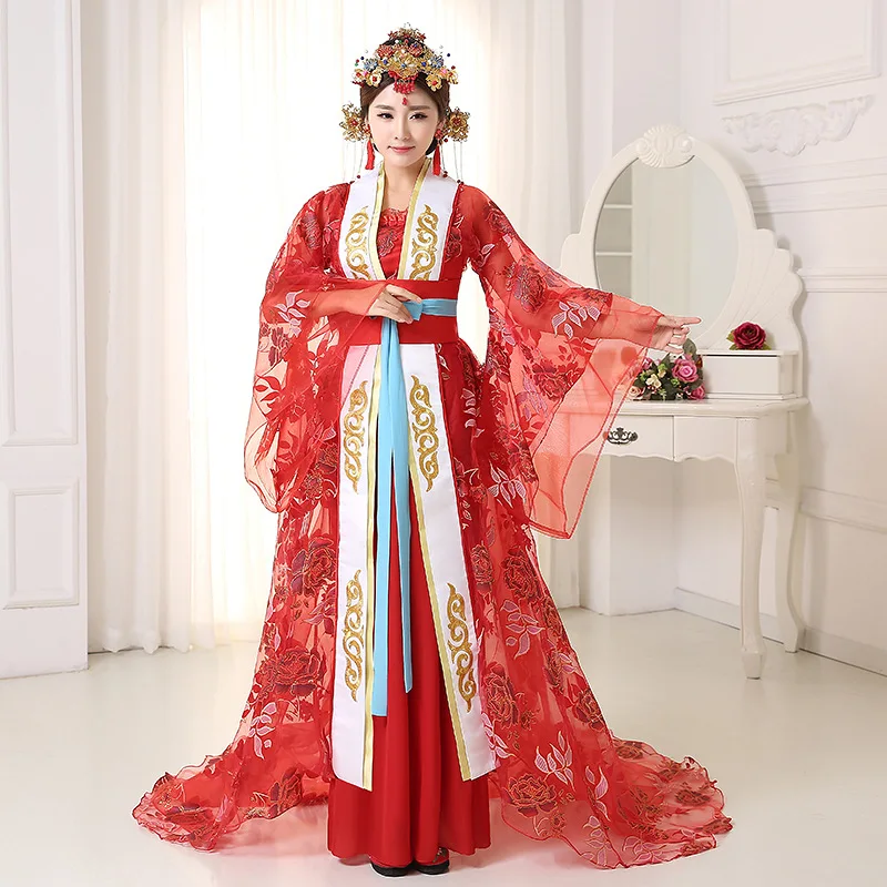Women Chinese Princess Dance Costume Female Wu Zetian Tailing Cosply Dress Chinese Traditional Costume Folk Dance Cloting 89
Women Chinese Princess Dance Costume Female Wu Zetian Tailing Cosply Dress Chinese Traditional Costume Folk Dance Cloting 89