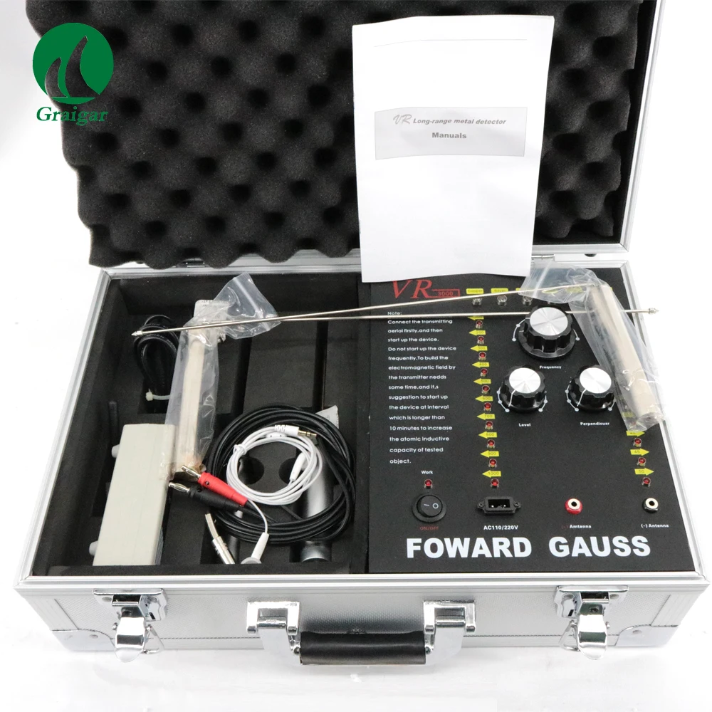 Underground Search Gold VR3000 Metal Detector NEW FOWARD GAUSS Range Underground Search
Underground Search Gold VR3000 Metal Detector NEW FOWARD GAUSS Range Underground Search