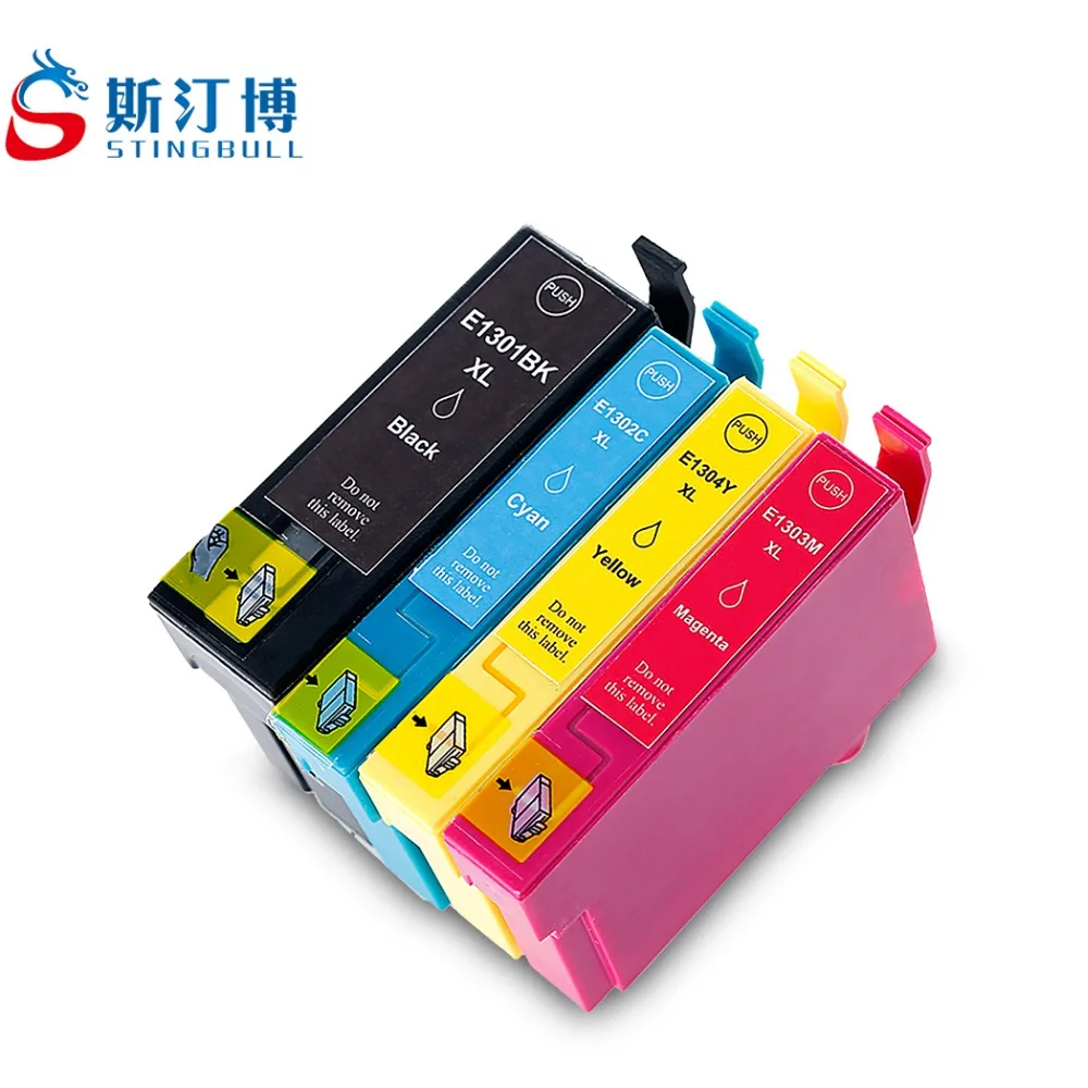 Совместимый чернильный картридж T1301 T1302 T1303 T1304 для Epson Stylus SX525WD SX535WD SX620FW Office B42WD BX525WD