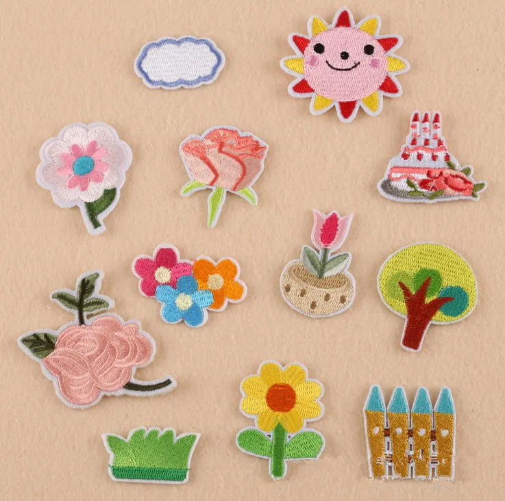 New arrival 10 pcs grass little flowers embroidered patches iron on Motif Applique clothing bag hat shoe decor repair accessory
New arrival 10 pcs grass little flowers embroidered patches iron on Motif Applique clothing bag hat shoe decor repair accessory