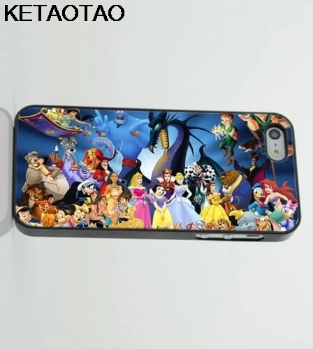 KETAOTAO персонажи джунгли книга Aladin телефонные чехлы для iPhone 4S 5C 5S 6 6S 7 8 Plus X Samsung