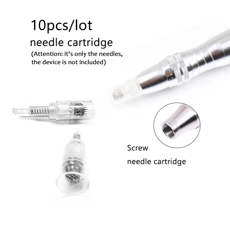 10 шт. 36 контактный картридж с винтовым креплением для derma pen micro Запасные иглы