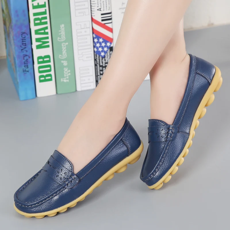 MIUBU New Women Real Leather Shoes Moccasins Mother Loafers Soft Leisure Flats Female Driving Casual Footwear Size 35-44
MIUBU New Women Real Leather Shoes Moccasins Mother Loafers Soft Leisure Flats Female Driving Casual Footwear Size 35-44