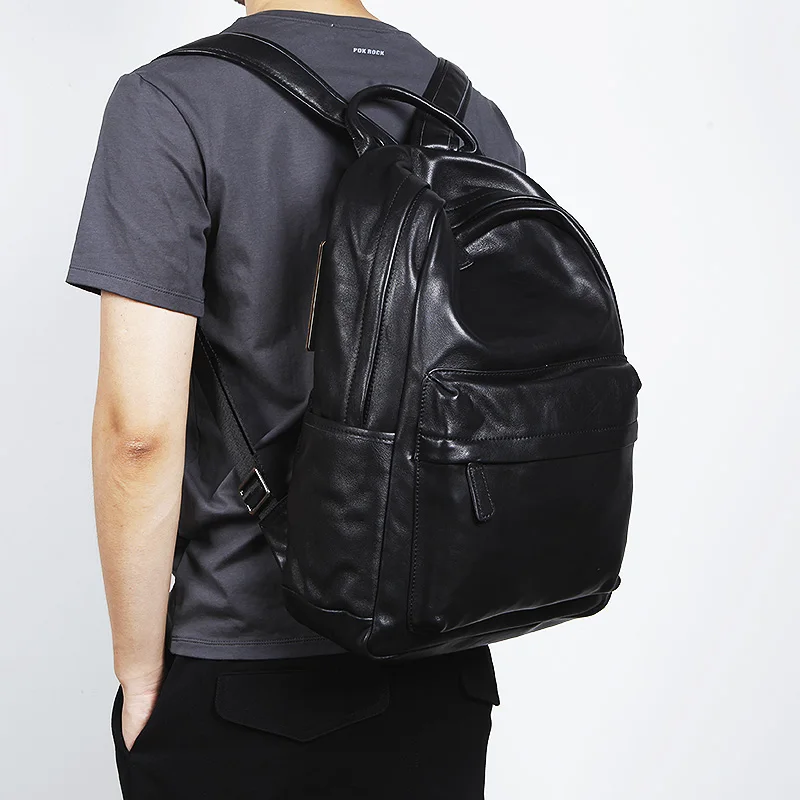 LANSPACE men's cow leather backpack fashion genuine leather backpack casual travel bag
LANSPACE men's cow leather backpack fashion genuine leather backpack casual travel bag
