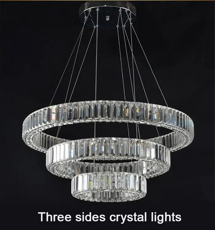 crystal lustres LED chandelier lighting Villa living room long crystal ring diamond three sides hotel industrial led lamp
crystal lustres LED chandelier lighting Villa living room long crystal ring diamond three sides hotel industrial led lamp