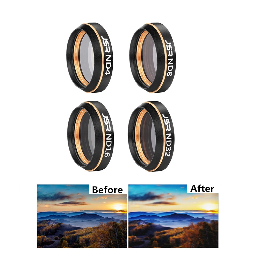 Screwed ND4 ND8 ND16 ND32 Neutral Density Lens Filter for DJI Mavic Air Gimbal Accessories Drone
Screwed ND4 ND8 ND16 ND32 Neutral Density Lens Filter for DJI Mavic Air Gimbal Accessories Drone