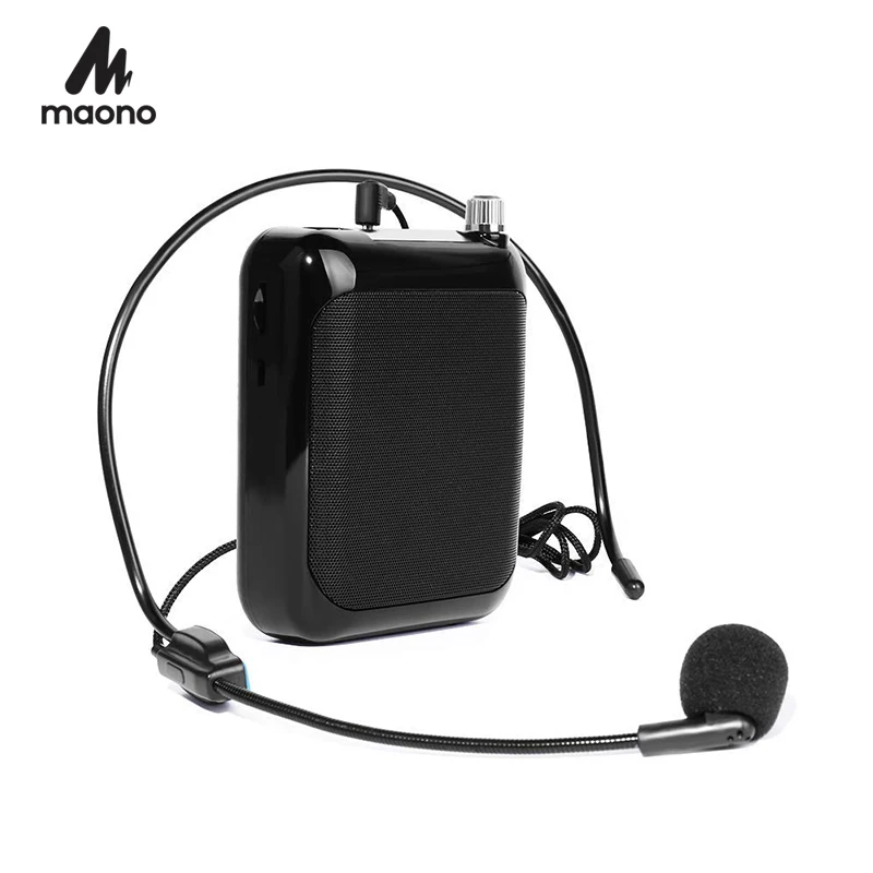 

MAONO Portable Voice Amplifier Mini Speaker Megaphone With Wired Microphone for Teacher Coach Tour Guide Promotion Meeting