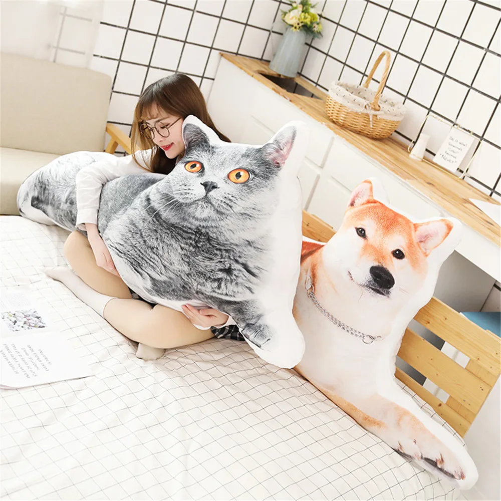Giant 100cm Simulation Plush Dog Pillows Soft Stuffed Animals Cushion Sofa Decor Baby Appease Sleeping Doll Cotton Cat Animals
Giant 100cm Simulation Plush Dog Pillows Soft Stuffed Animals Cushion Sofa Decor Baby Appease Sleeping Doll Cotton Cat Animals