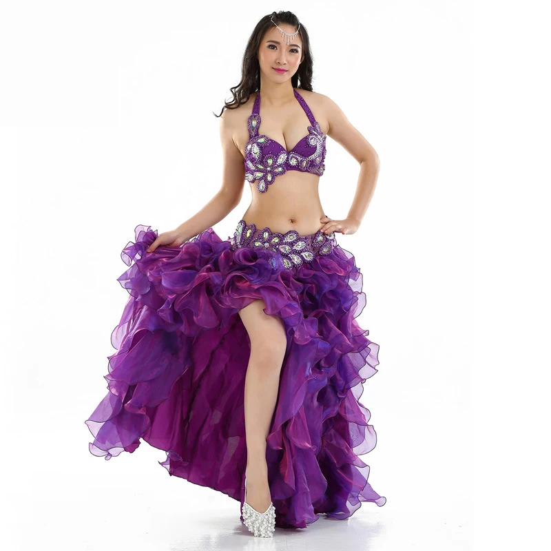 2018 Egyptian Belly Dance Outfit Set Beaded Bra B/C Cup Wave Skirt Egypt Belly Dance Costume Professional
2018 Egyptian Belly Dance Outfit Set Beaded Bra B/C Cup Wave Skirt Egypt Belly Dance Costume Professional