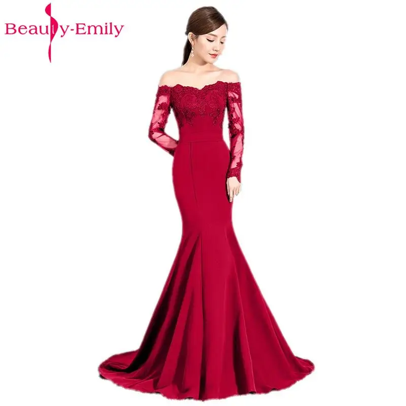 Beauty Emily Long Mermaid Lace Burgundy Bridesmaid Dresses 2018 Women Wedding Party Prom Women Dresses Free Shipping
Beauty Emily Long Mermaid Lace Burgundy Bridesmaid Dresses 2018 Women Wedding Party Prom Women Dresses Free Shipping