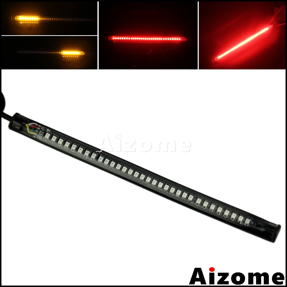 Universal Motorcycle 20cm LED Strip Light Brake Tail Light Running Light w/ Turn Signals For Honda Yamaha Suzuki
Universal Motorcycle 20cm LED Strip Light Brake Tail Light Running Light w/ Turn Signals For Honda Yamaha Suzuki