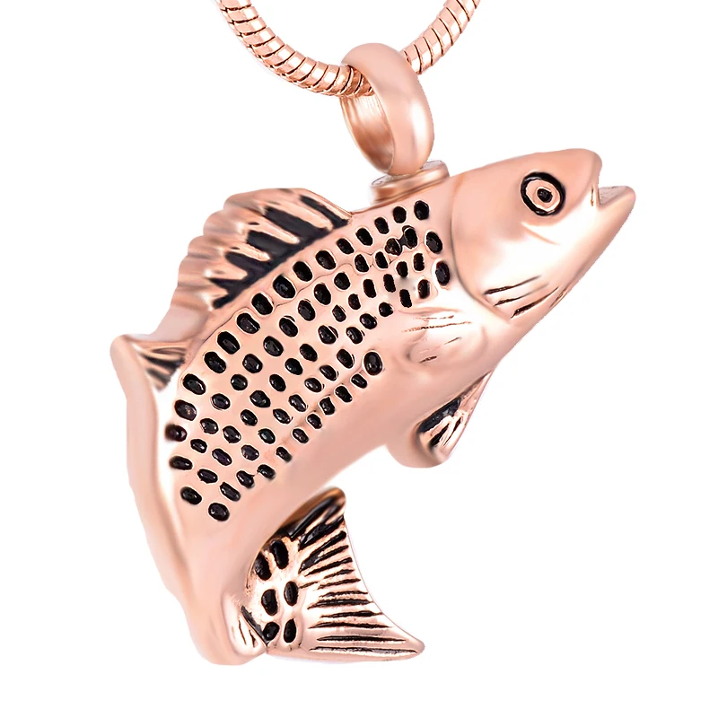 J9236 Fish Stainless Steel Cremation Pendant For Women Men Loss Of Pet Memorial Urn Necklace Hold Funeral Ashes Keepsake Jewelry
J9236 Fish Stainless Steel Cremation Pendant For Women Men Loss Of Pet Memorial Urn Necklace Hold Funeral Ashes Keepsake Jewelry
