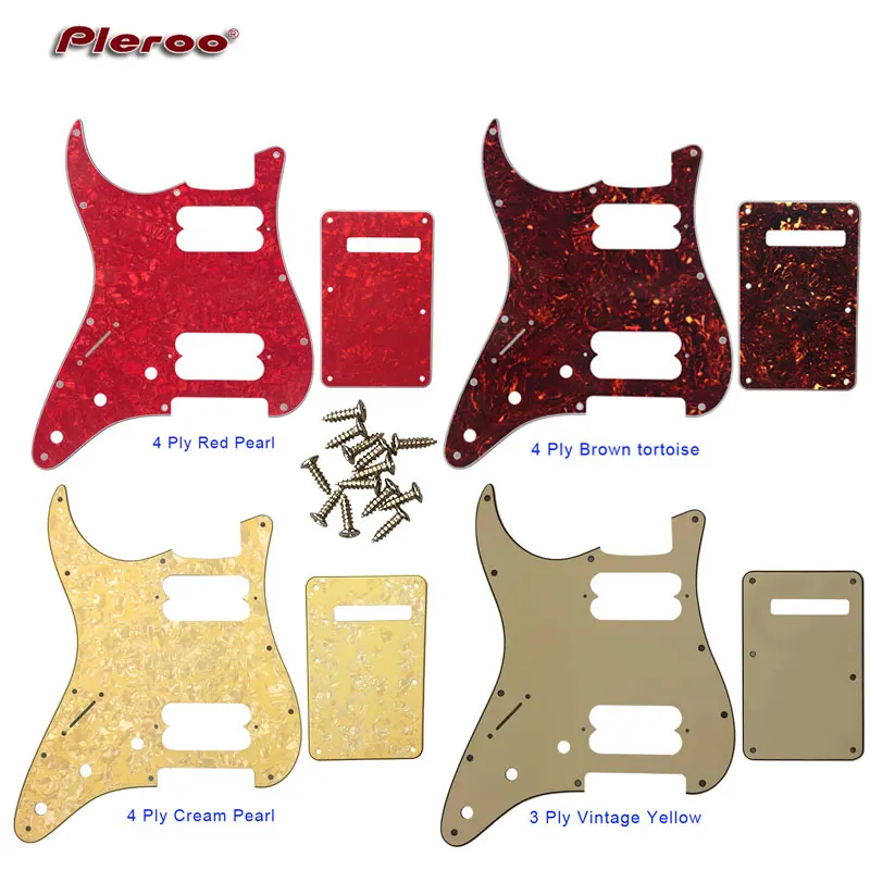 Детали для гитары США левая ручка 11 винтовых отверстий стандартный Strat HH Player