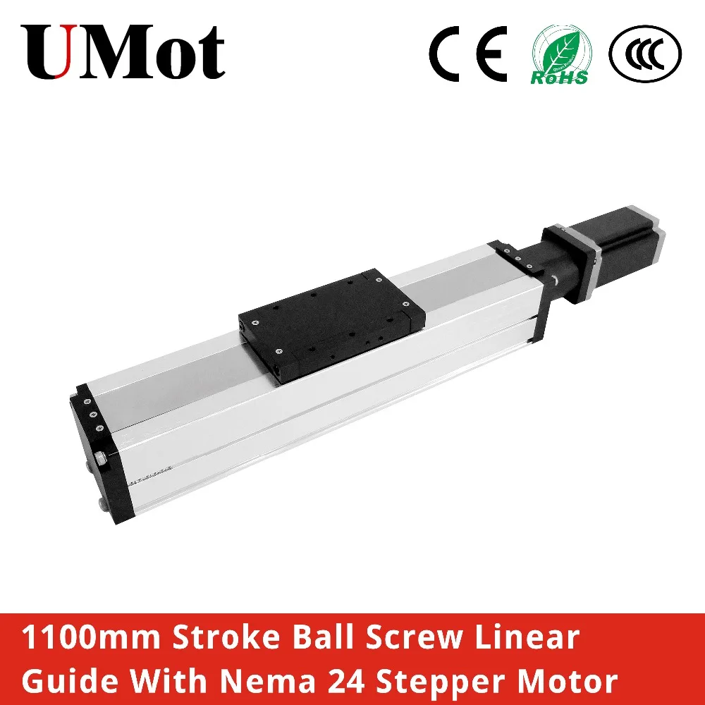 Free Shipping 1100mm Stroke SW80 Ball Screw Linear Motion Actuator With Nema24 Stepper Motor for CNC Factory Automation
Free Shipping 1100mm Stroke SW80 Ball Screw Linear Motion Actuator With Nema24 Stepper Motor for CNC Factory Automation