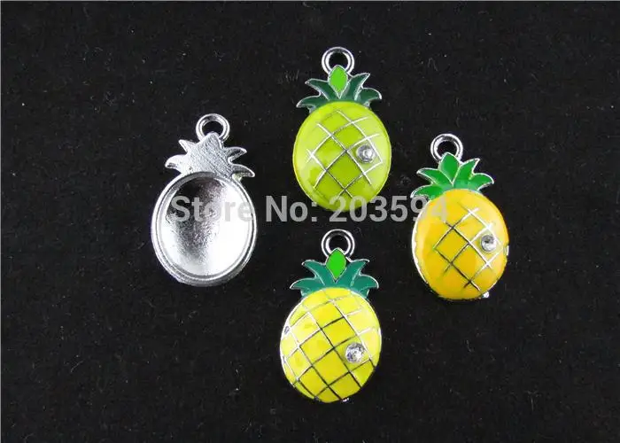 AE215 100Pcs Mixed Enamel Pineapple Charms Pendants for Bracelet Charm 29x17MM bead bead
AE215 100Pcs Mixed Enamel Pineapple Charms Pendants for Bracelet Charm 29x17MM bead bead
