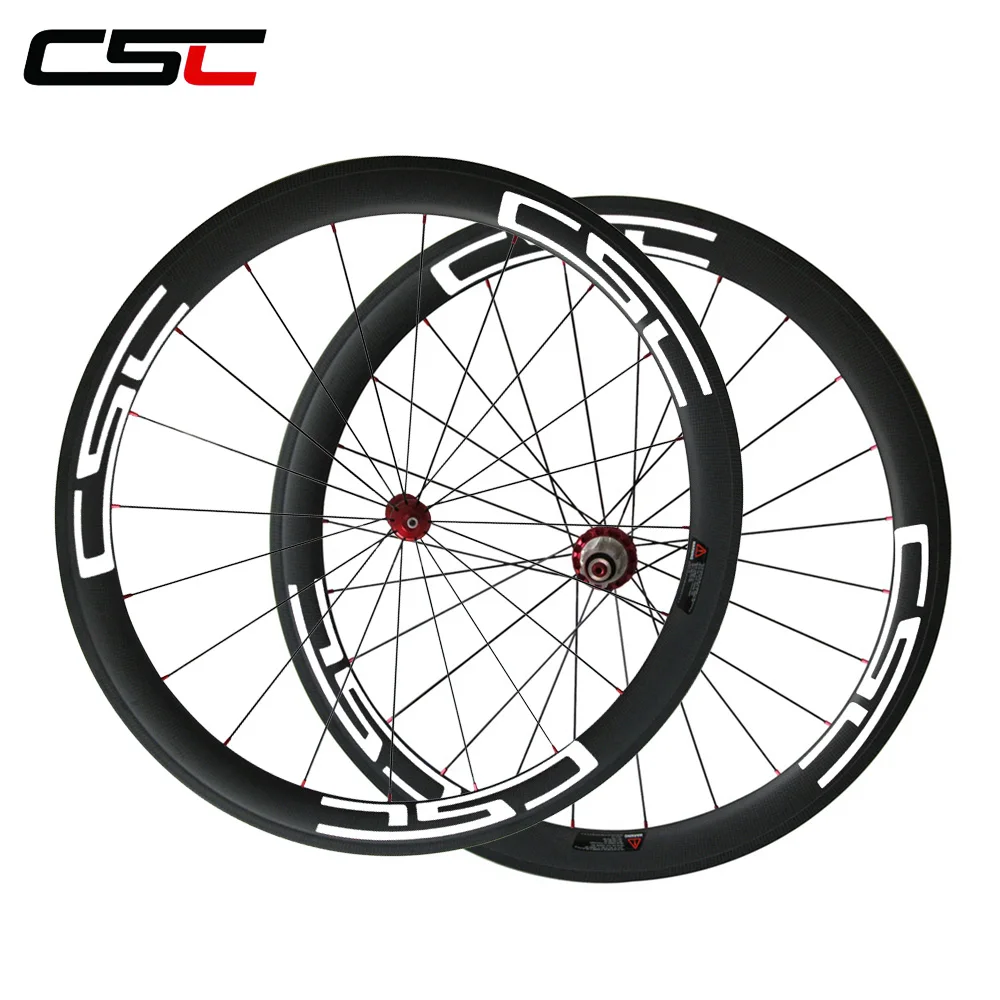CSC Road bike wheelset 50mm tubular 25mm width 700C full carbon Powerway R36 Ceramic Bearing hub pillar 1420 CN 424 spoke
CSC Road bike wheelset 50mm tubular 25mm width 700C full carbon Powerway R36 Ceramic Bearing hub pillar 1420 CN 424 spoke