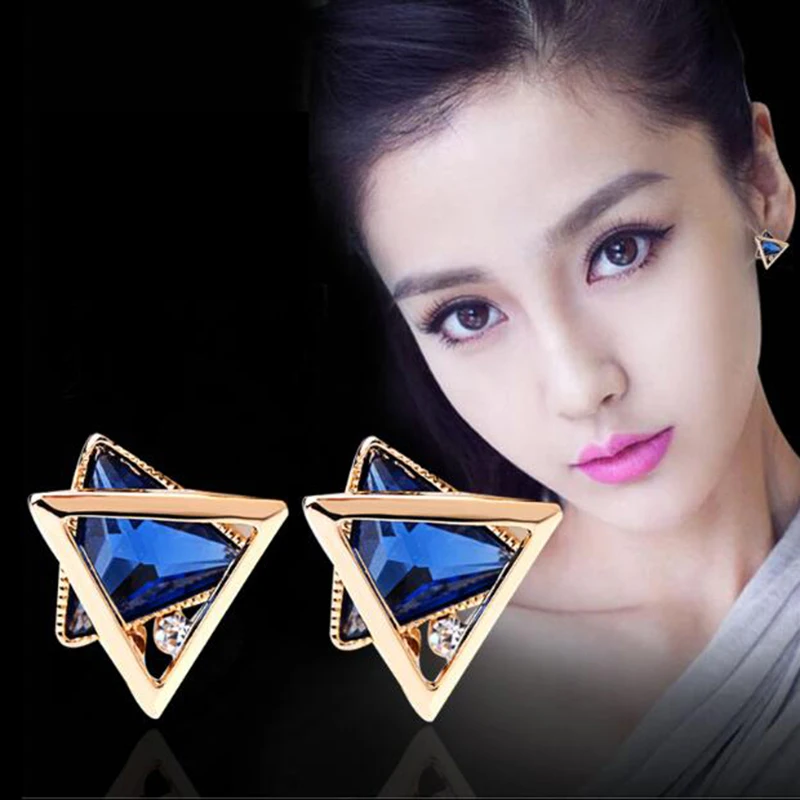 XIYANIKE 6 Colors 2017 New Hot Sale Triangle Glass Stud Earrings For Women Fashion Jewelry Accessories Party Jewlry E1223
XIYANIKE 6 Colors 2017 New Hot Sale Triangle Glass Stud Earrings For Women Fashion Jewelry Accessories Party Jewlry E1223