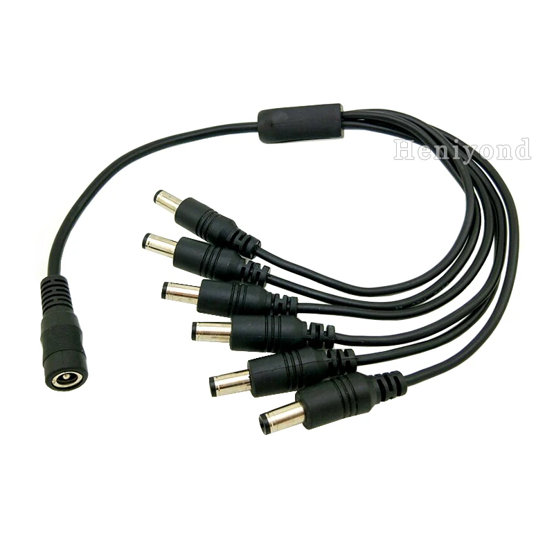 2PCS 1 to 6 Port DC Power Splitter power Adapter Cable Male to Female 5.5 x 2.1 mm Plug for Led Strip CCTV Camera
2PCS 1 to 6 Port DC Power Splitter power Adapter Cable Male to Female 5.5 x 2.1 mm Plug for Led Strip CCTV Camera