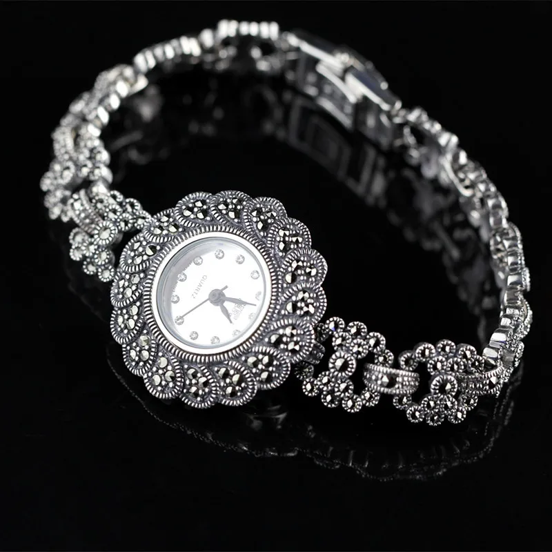 New Limited Edition Classic Elegant S925 Silver Pure Thai Silver Bracelet Watches Thailand Process Rhinestone Bangle Dresswatch
New Limited Edition Classic Elegant S925 Silver Pure Thai Silver Bracelet Watches Thailand Process Rhinestone Bangle Dresswatch