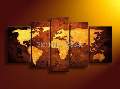 Decorative picture frame 100% Hand-painted Oil painting art Impression on the world map Home decor Canvas Painting
Decorative picture frame 100% Hand-painted Oil painting art Impression on the world map Home decor Canvas Painting