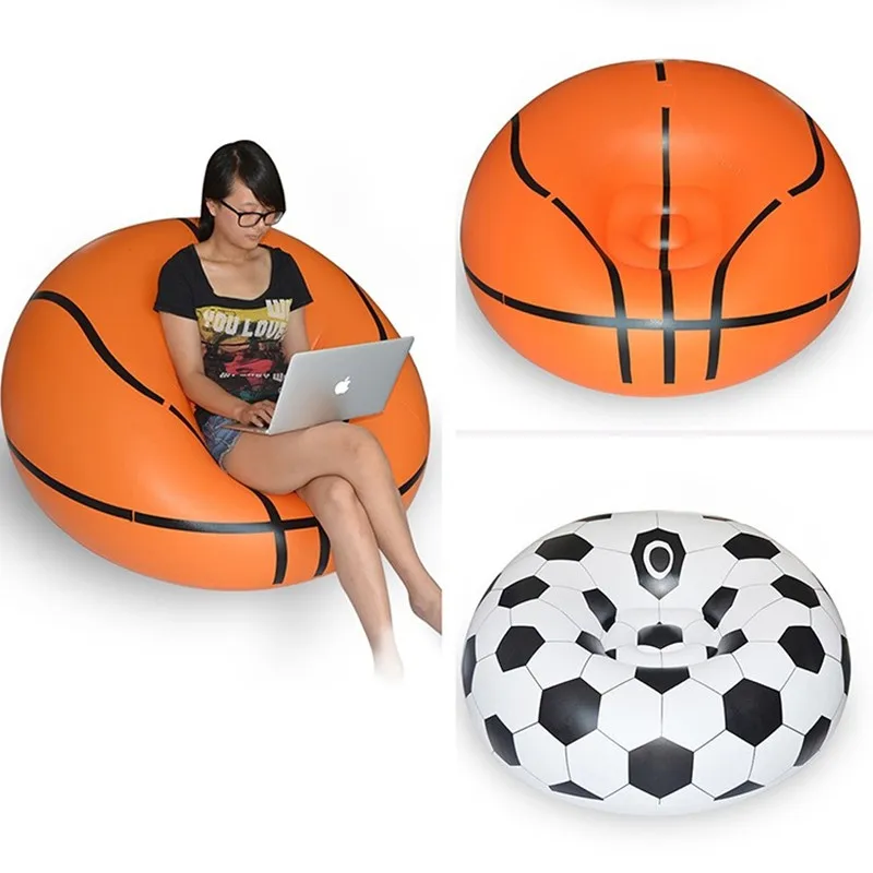Folding Inflatable Sofa Indoor Outdoors Sofa Football pattern Leisure Soft Comfortable Creative Football Basketball Sofa
Folding Inflatable Sofa Indoor Outdoors Sofa Football pattern Leisure Soft Comfortable Creative Football Basketball Sofa