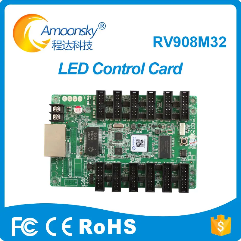 linsn control card receiver RV908 linsn led receiving card RV908M32 work with 1/32 Scan led display receiving card
linsn control card receiver RV908 linsn led receiving card RV908M32 work with 1/32 Scan led display receiving card
