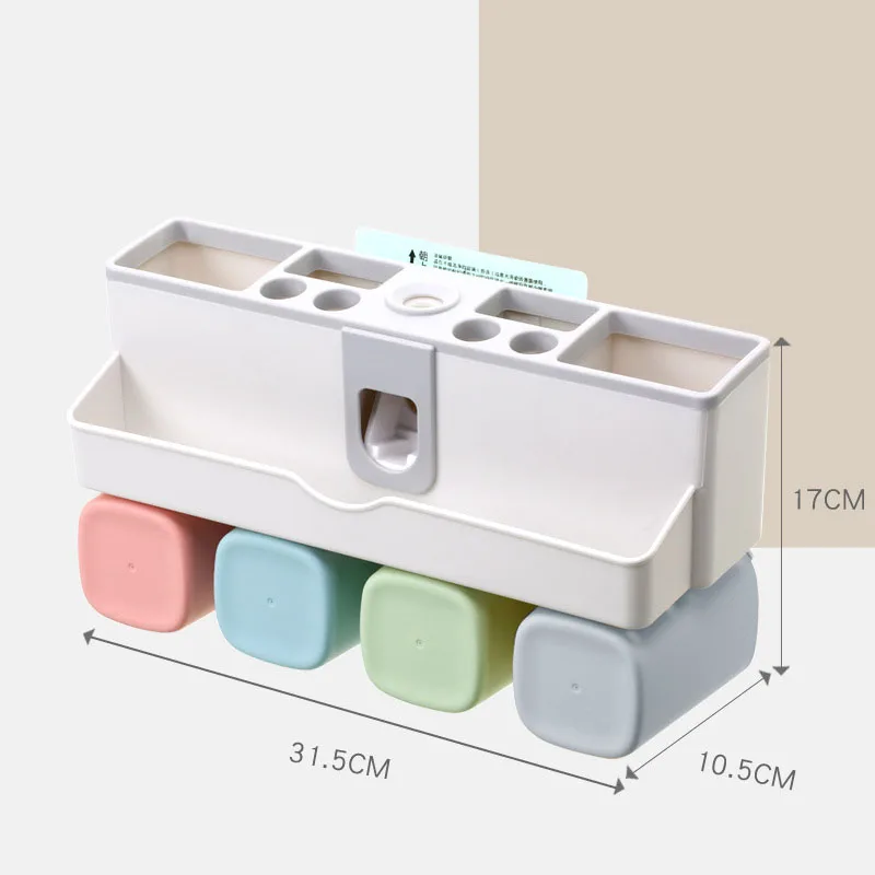 Nanjibao Toothpaste Squeezer Dispenser Toothbrush Holder Bathroom Accessories Sets Bathroom Storage Box Case Household Items
Nanjibao Toothpaste Squeezer Dispenser Toothbrush Holder Bathroom Accessories Sets Bathroom Storage Box Case Household Items