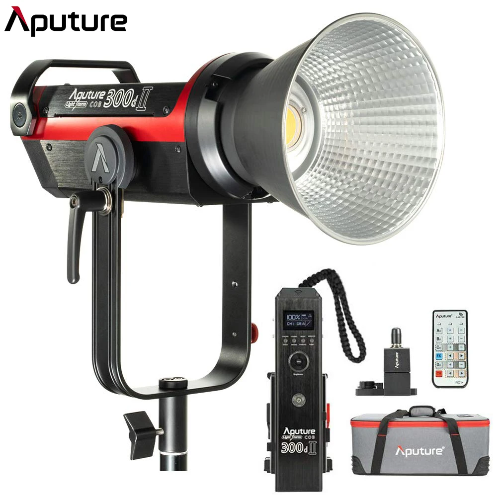 Aputure LS C300d II 300d II LED Video Light COB Light 5500K Daylight with Bowens Mount Outdoor Studio Light Photography Lighting
Aputure LS C300d II 300d II LED Video Light COB Light 5500K Daylight with Bowens Mount Outdoor Studio Light Photography Lighting