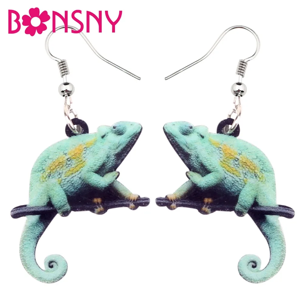 Bonsny Acrylic Novelty Chameleon Anole Lizard Earrings Drop Dangle Novelty Pet Animal Jewelry For Women Girls Teens Gift Charms
Bonsny Acrylic Novelty Chameleon Anole Lizard Earrings Drop Dangle Novelty Pet Animal Jewelry For Women Girls Teens Gift Charms