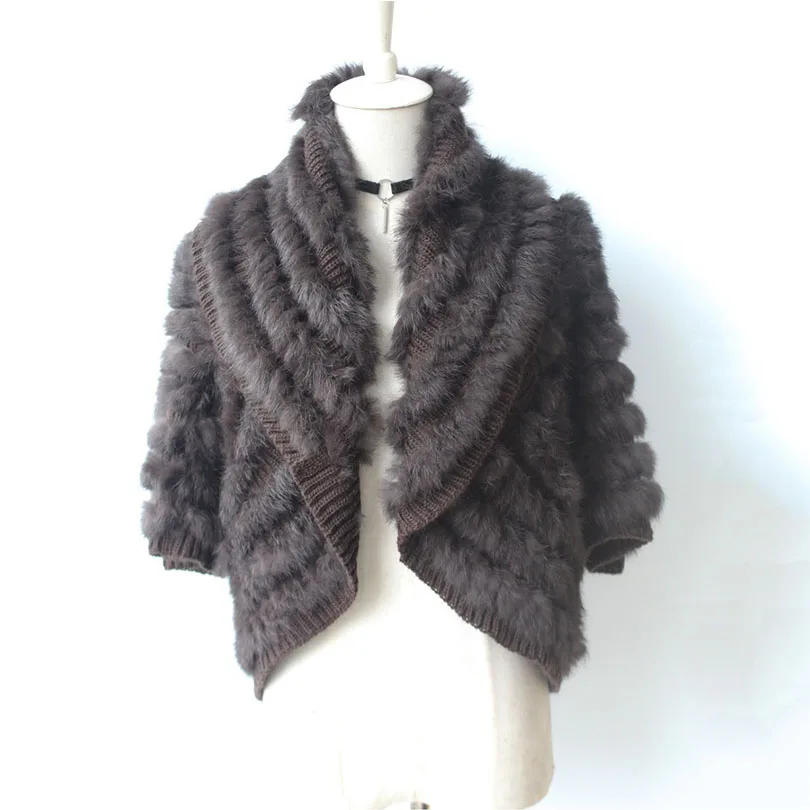 2018 Winter Women Vest Rabbit Fur coat Thick Lady Outerwear Short Female Fashion Slim Coat | Женская одежда