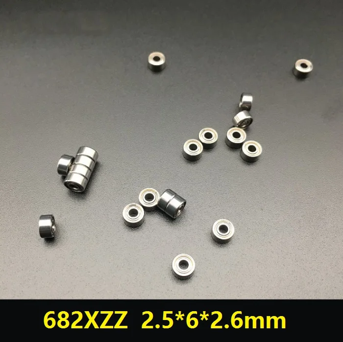 500pcs/lot 682XZZ 682 682X ZZ 2.5*6*2.6mm double shielded deep groove ball bearings Miniature Mini bearing 2.5x6x2.6mm
500pcs/lot 682XZZ 682 682X ZZ 2.5*6*2.6mm double shielded deep groove ball bearings Miniature Mini bearing 2.5x6x2.6mm