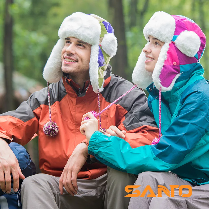 Paternity Winter Warm Thick Wind Protection Ear Cap Ski Hat Cycling Masks Hood Hiking Polar Outdoor Hombre women fur | Спорт и