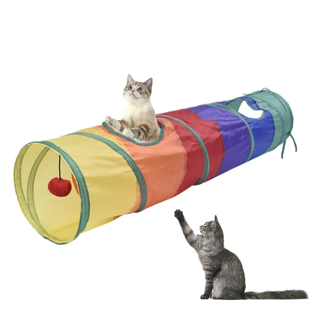 Cat Toys Indoor 2/3/4/5-way Collapsible Cat Tunnel Tube Cat Tent Drill Hole Toy Cat Pet Toys Peek Hole Toy for Cat Puppy Kitten
Cat Toys Indoor 2/3/4/5-way Collapsible Cat Tunnel Tube Cat Tent Drill Hole Toy Cat Pet Toys Peek Hole Toy for Cat Puppy Kitten