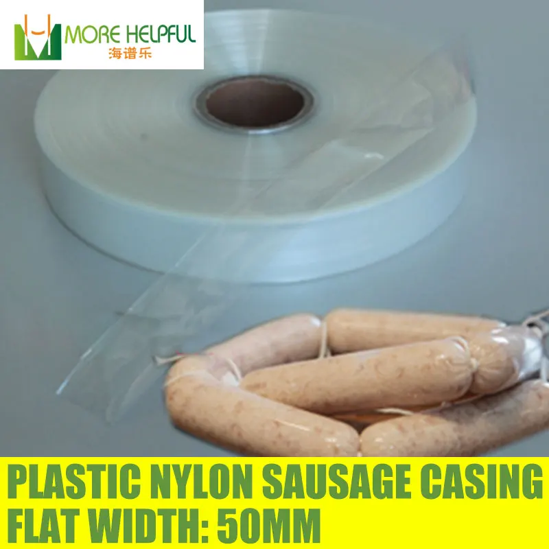 100 meters, flat width 50mm, diameter 31mm nylon Sausage casing,plastic sausage cover,sausage skin,home use free shipping,
100 meters, flat width 50mm, diameter 31mm nylon Sausage casing,plastic sausage cover,sausage skin,home use free shipping,