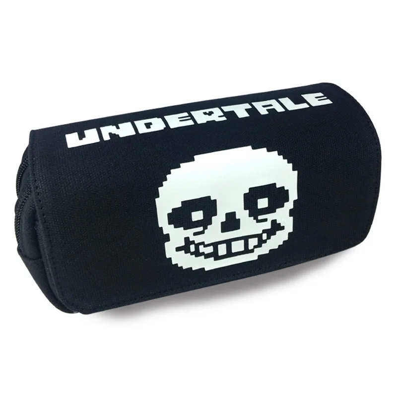 New Canvas Black Pencil Bag Cartoon Anime Undertale Stationery Pen Pencil Holder Purse Gifts Boy Girl Cosmetic Cases Bags
New Canvas Black Pencil Bag Cartoon Anime Undertale Stationery Pen Pencil Holder Purse Gifts Boy Girl Cosmetic Cases Bags