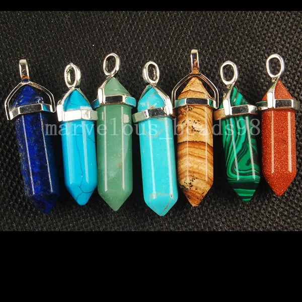 Free Shipping Beautiful jewelry 7pcs Wholesale Mix Stone Hexagonal Pointed Reiki Chakra Pendant Bead MC3019
Free Shipping Beautiful jewelry 7pcs Wholesale Mix Stone Hexagonal Pointed Reiki Chakra Pendant Bead MC3019