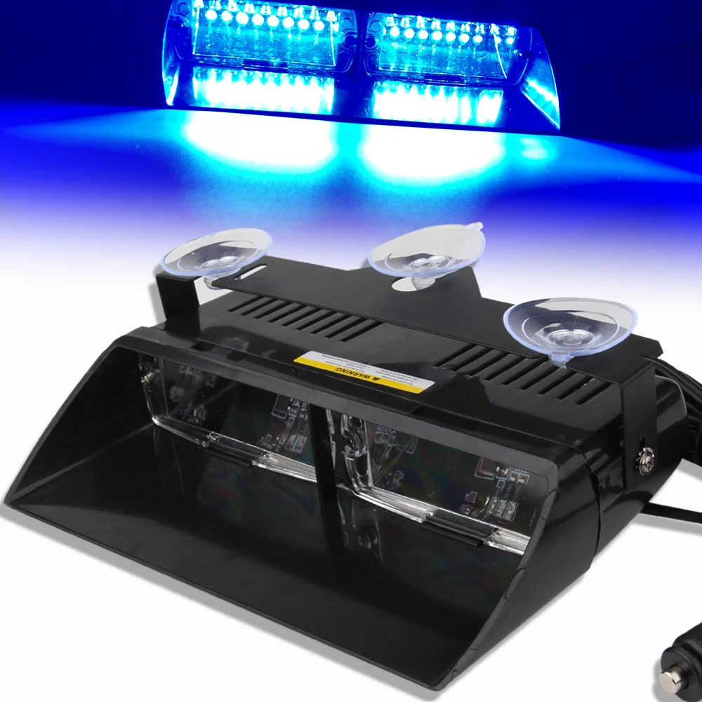 DC 12V Car LED Light Assembly S2 Suction Cup Police Light 16LED Strobe Light 18 Flashing Mode 16LED Warning Light Signal lamp
DC 12V Car LED Light Assembly S2 Suction Cup Police Light 16LED Strobe Light 18 Flashing Mode 16LED Warning Light Signal lamp