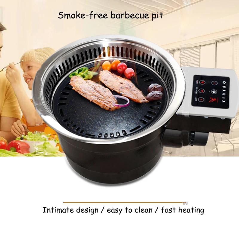 Commercial Electric Grill Barbecue Hotplate Teppanyaki Griddle Smoke-free Electrical Grill Pit Hot Pot Infrared Environmental
Commercial Electric Grill Barbecue Hotplate Teppanyaki Griddle Smoke-free Electrical Grill Pit Hot Pot Infrared Environmental