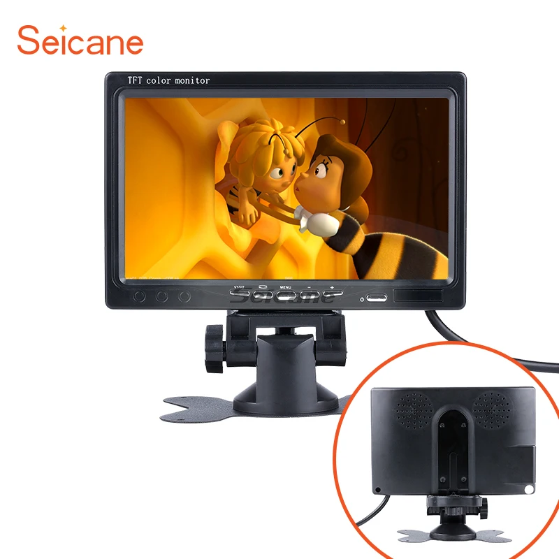 Seicane Универсальный 7 дюймовый TFT LCD Автомобильный Монитор парковки Цифровой Видео