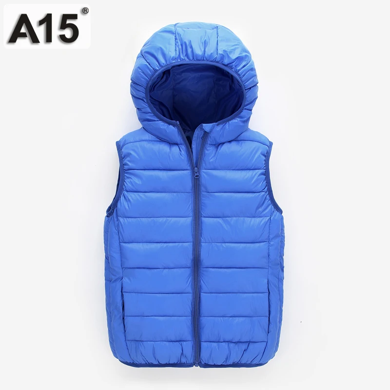 Детский жилет A15 детский для девочек куртка с капюшоном зимние и весенние