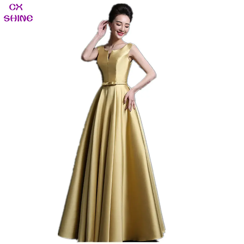 CX SHINE женское длинное вечернее платье с V образным вырезом и карманами|evening dress|evening