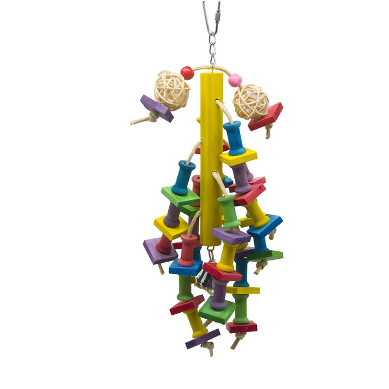1 Pcs Building Blocks Toys for Small Medium and Large Parrots Pet Bite String Toys Chewing Toy Bird cage accessories toys
1 Pcs Building Blocks Toys for Small Medium and Large Parrots Pet Bite String Toys Chewing Toy Bird cage accessories toys